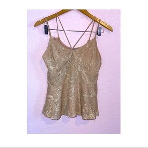 Charlotte Russe Peplum Plunge Top